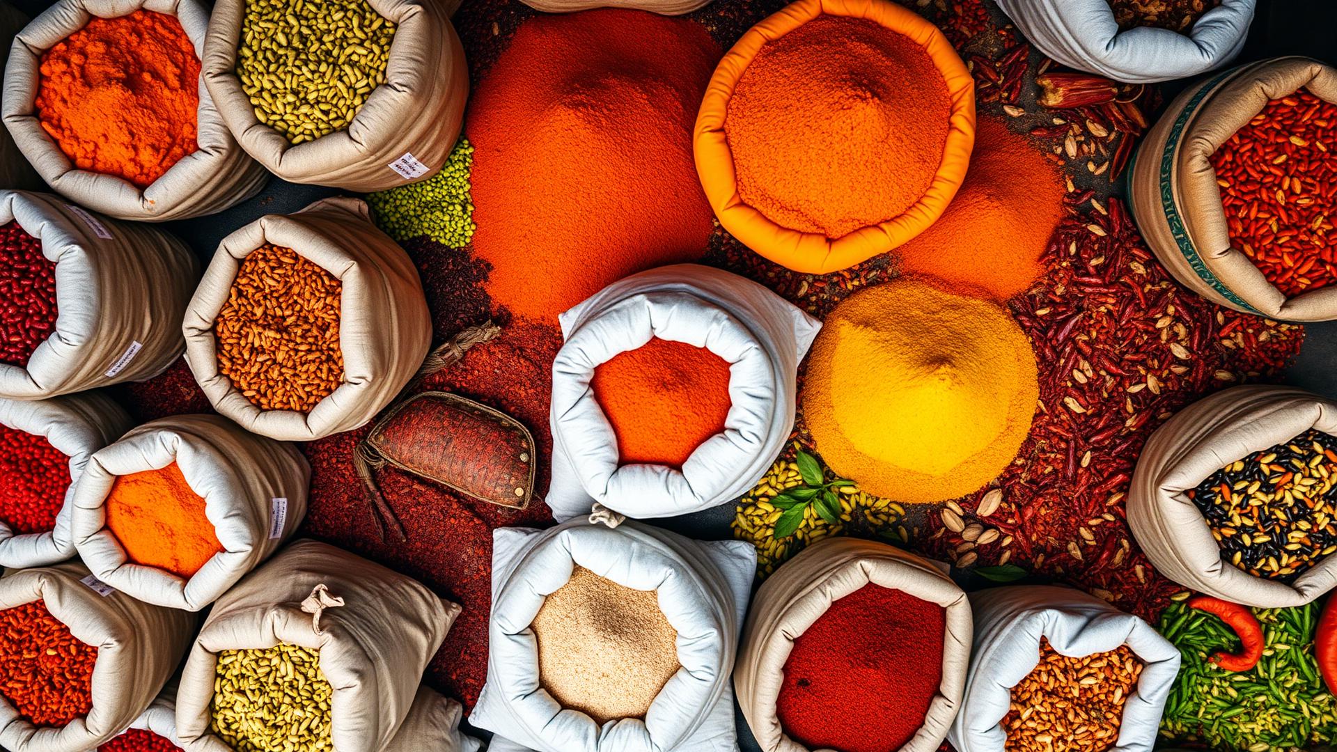 Indian spice market